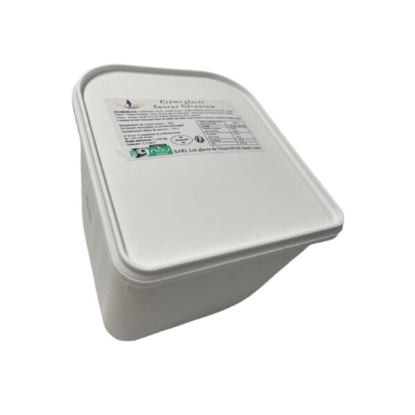 glaçariège - glaces de l'izard ariège pyrénées - crème glacée géranium